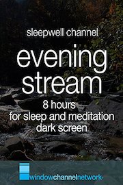 Evening Stream 8 hours for sleep and meditation, dark screen