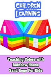 Teaching Colors with Rainbow House Sand Lego For Kids