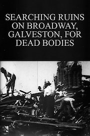 Searching Ruins on Broadway for Dead Bodies, Galveston