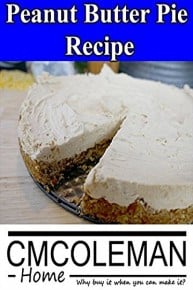 Peanut Butter pie Recipe