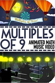 Multiplication Song For Kids: Skip Counting by 9 Music Video Cartoon