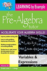Pre-Algebra Tutor: Learning By Example - Variables and Expressions