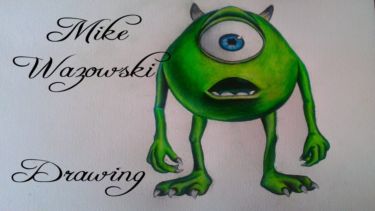 Real Time Drawing Mike Wazowski