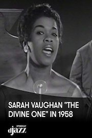 Sarah Vaughan 'The Divine One' in 1958