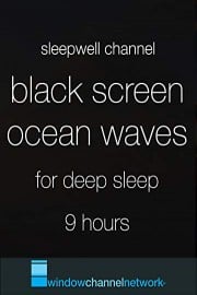 Black Screen Ocean Waves for Sleep 9 hours