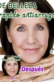 Mascarilla efecto rapido antiarrugas, tratamiento natural rejuvenecedor