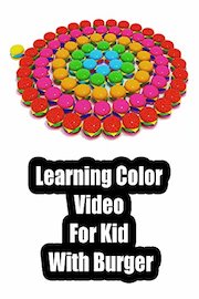 Learning Color Video For Kid With Burger