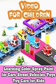 Learning Color Spray Paint for Cars Street Vehicles Toys - Toy Cars for Kids