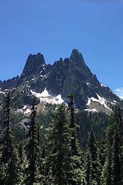 Hiking with Valentine - Washington Pass Overlook Trail, North Cascades National Park