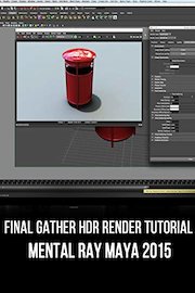 Final Gather HDR Render Tutorial Mental Ray Maya 2015