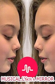 Musical.ly in a Mirror