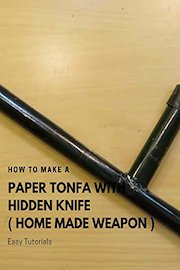 How to Make a Paper Tonfa With Hidden Knife