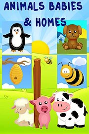 Learning Animals Babies and Homes Video for Kids - Baby Animals, Animals Homes and Habitats Video for Children