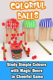 Study Simple Colours with Magic Doors in Cheerful Game