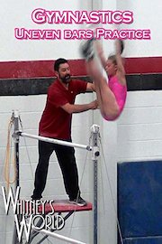 Gymnastics Uneven Bars Practice