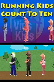 Running Kids Count To Ten