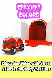 Education Video with Street Vehicles for Baby Toddlers