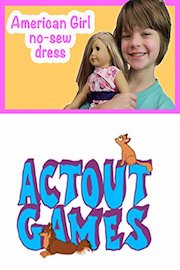 American Girl no-sew dress