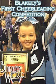 Blakely's First Cheerleading Competition