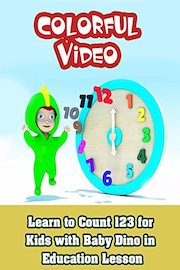 Learn to Count 123 for Kids with Baby Dino in Education Lesson