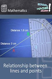 Relationship between lines and points - School Movie on Mathematics