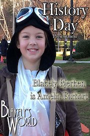 Blakely Bjerken is Amelia Earhart