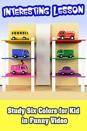 Study Six Colors for Kid in Funny Video