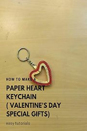 How to make a paper Heart Keychain