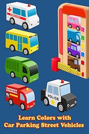 Learn Colors with Car Parking Street Vehicles