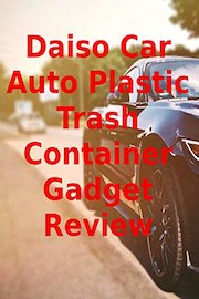 Review: Daiso Car Auto Plastic Trash Container Gadget Review