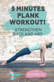 5 Minutes Plank Workout! Strengthen back and abs!