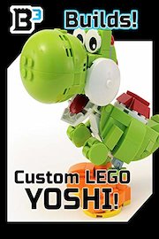B3 Builds! Custom LEGO Yoshi Figure