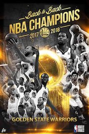 2017 - 2018 NBA Champions Back to Back: Golden State Warriors
