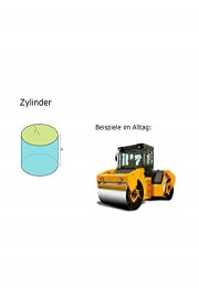 Mathematik: Einführung Zylinder - Gerader Kreiszylinder