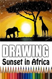 Drawing Sunset in Africa