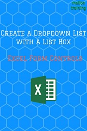 Create a Dropdown List with a List Box - Excel Form Controls
