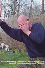 Moderator schlägt Gast in der Live Sendung Sketch - Lustiges Video zum Totlachen TV Pannen