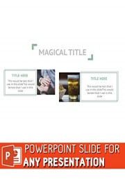 Powerpoint slide for any presentation