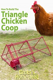 How To Build The Triangle Chicken Coop