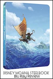 Review: Disney Moana Steelbook Blu Ray Review