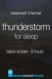 Thunderstorm for Sleep, Black Screen 9 hours