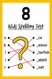 Kids Spelling Test 8