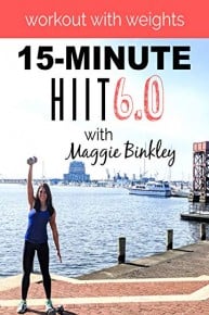 15-Minute HIIT 6.0 Workout (with weights)