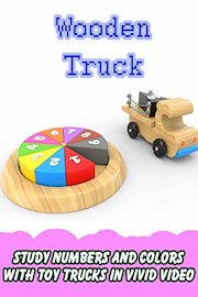 Study Numbers and Colors with Toy Trucks in Vivid Video