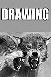 Time Lapse Drawing: Growling Wolves