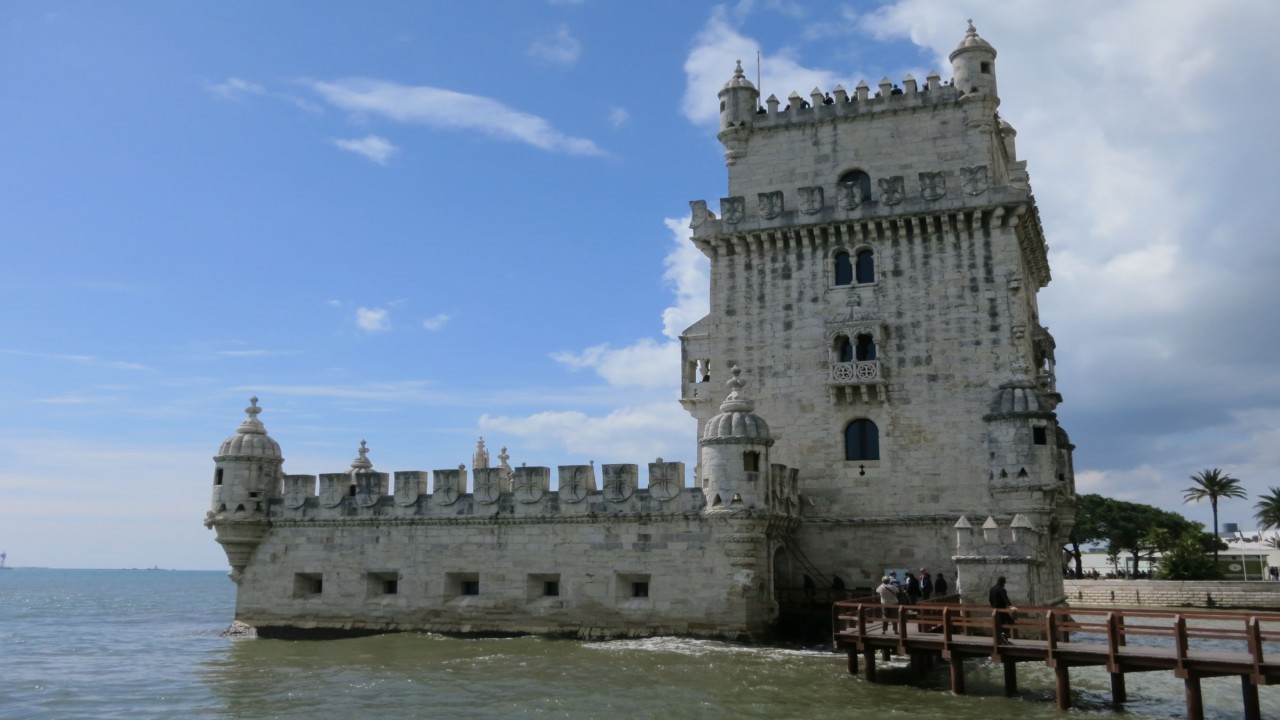 Global Treasures - TOWER OF BELEM - Torre De Belem - Lisbon, Portugal