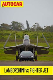 Lamborghini vs Fighter Jet | Autocar India