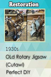 Restoration 1930s Old Rotary Jigsaw