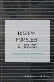 Box Fan for Sleep 9 Hours