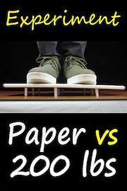Paper vs 200 lbs Experiment